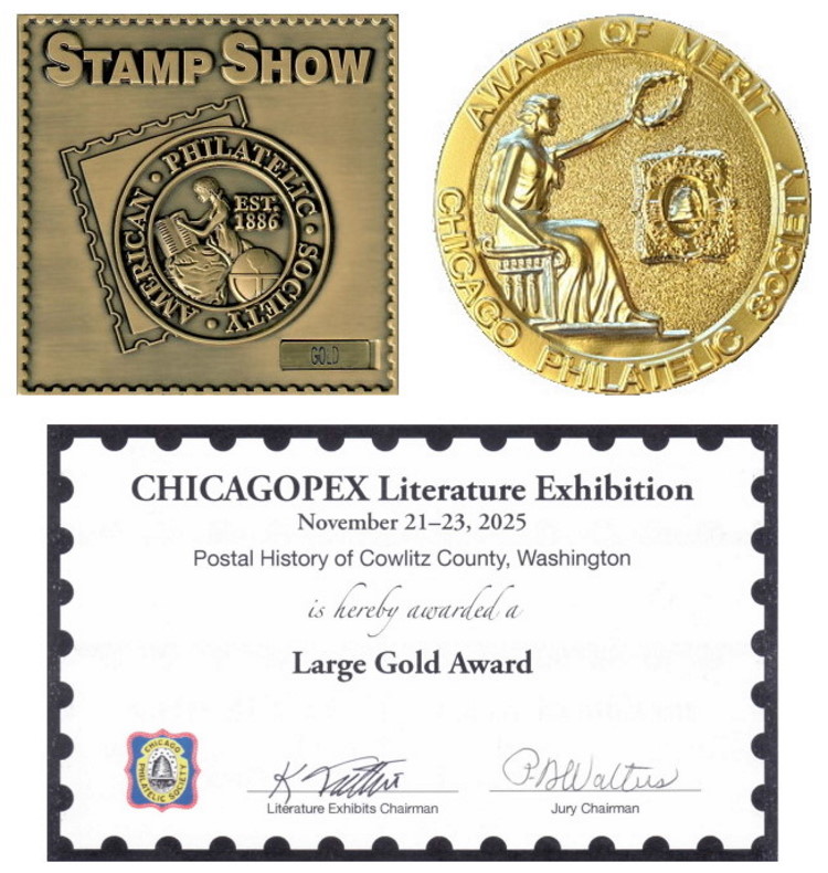 GASS 2025 Gold Medal, Chicagopex 2025 Large Gold Medal and Certificate